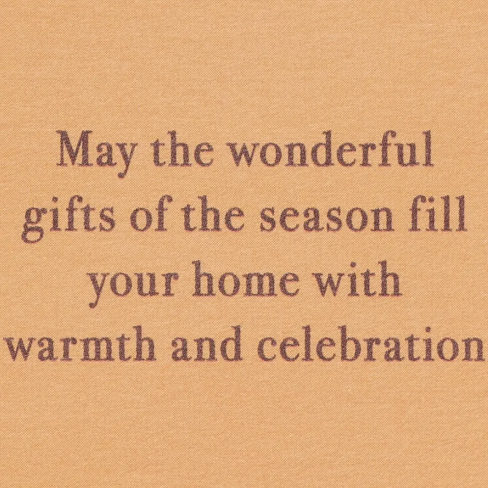 Gifts of the Season Displayable Thanksgiving Greeting Card
