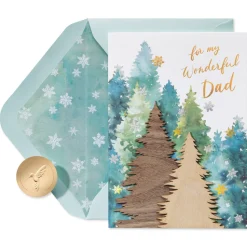 Gifts of Warmth, Generosity, and Love Christmas Greeting Card for Dad