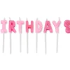 Girl Birthday Toothpick Candles, 9-Count