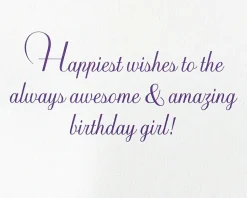 Girl with Balloon Birthday Greeting Card- Designed by Bella Pilar