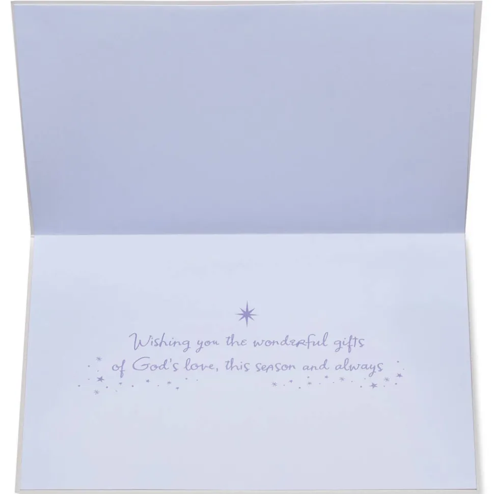 God’s Love Religious Christmas Greeting Card