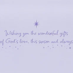 God’s Love Religious Christmas Greeting Card