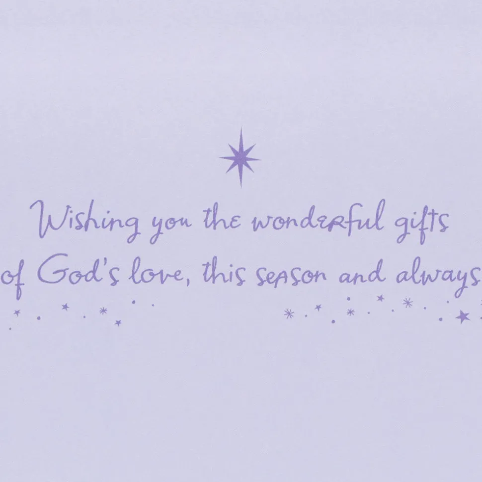 God’s Love Religious Christmas Greeting Card