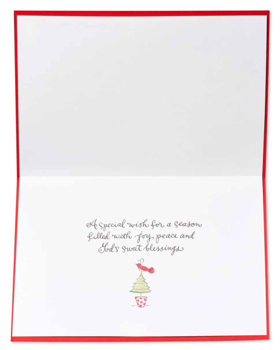 God’s Sweet Blessings Religious Christmas Greeting Card
