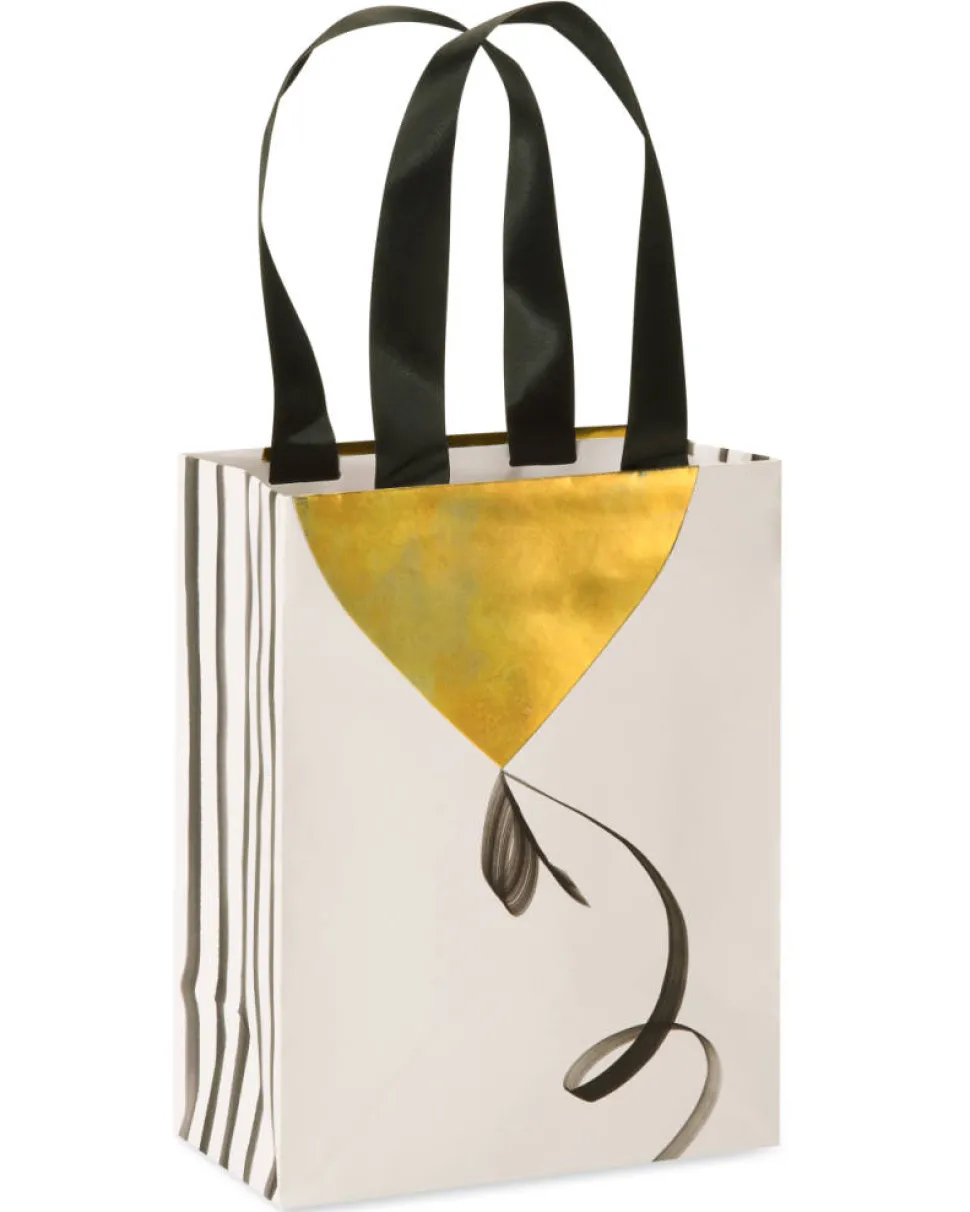 Gold Balloon Medium Gift Bag, 1 Bag
