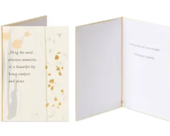 Gold Glitter Sympathy Greeting Card Bundle, 2-Count