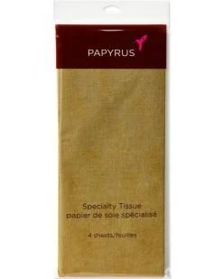 Gold Tissue Paper, 4-Sheets