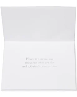 Golf Club And Ball Birthday Greeting Card