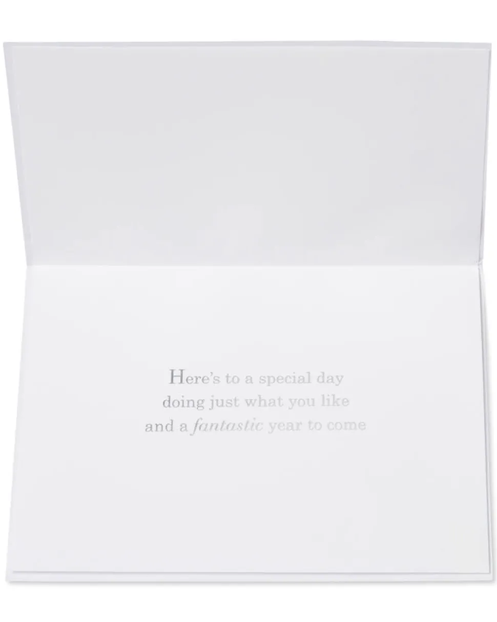Golf Club And Ball Birthday Greeting Card