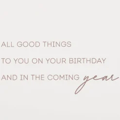 Good Things Birthday Greeting Card