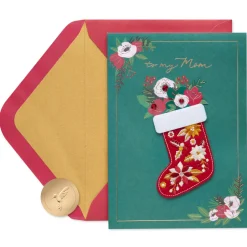 Grateful for the Memories We Made Christmas Greeting Card for Mom