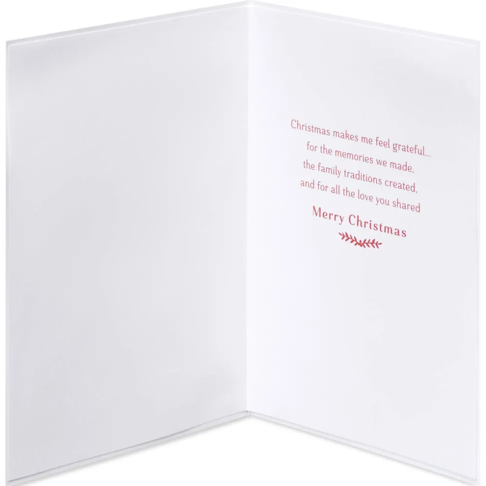 Grateful for the Memories We Made Christmas Greeting Card for Mom