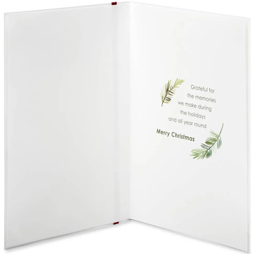 Grateful for the Memories Christmas Greeting Card for Dad