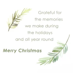 Grateful for the Memories Christmas Greeting Card for Dad