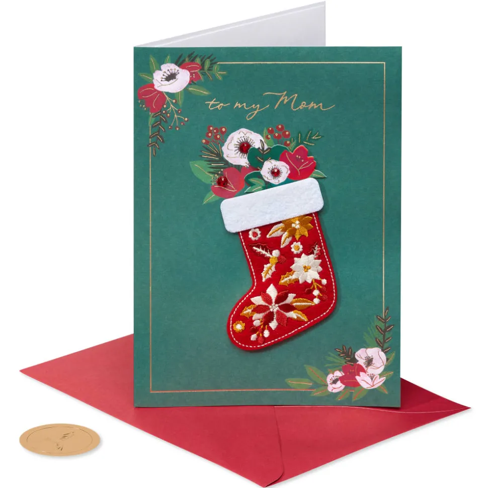 Grateful for the Memories We Made Christmas Greeting Card for Mom