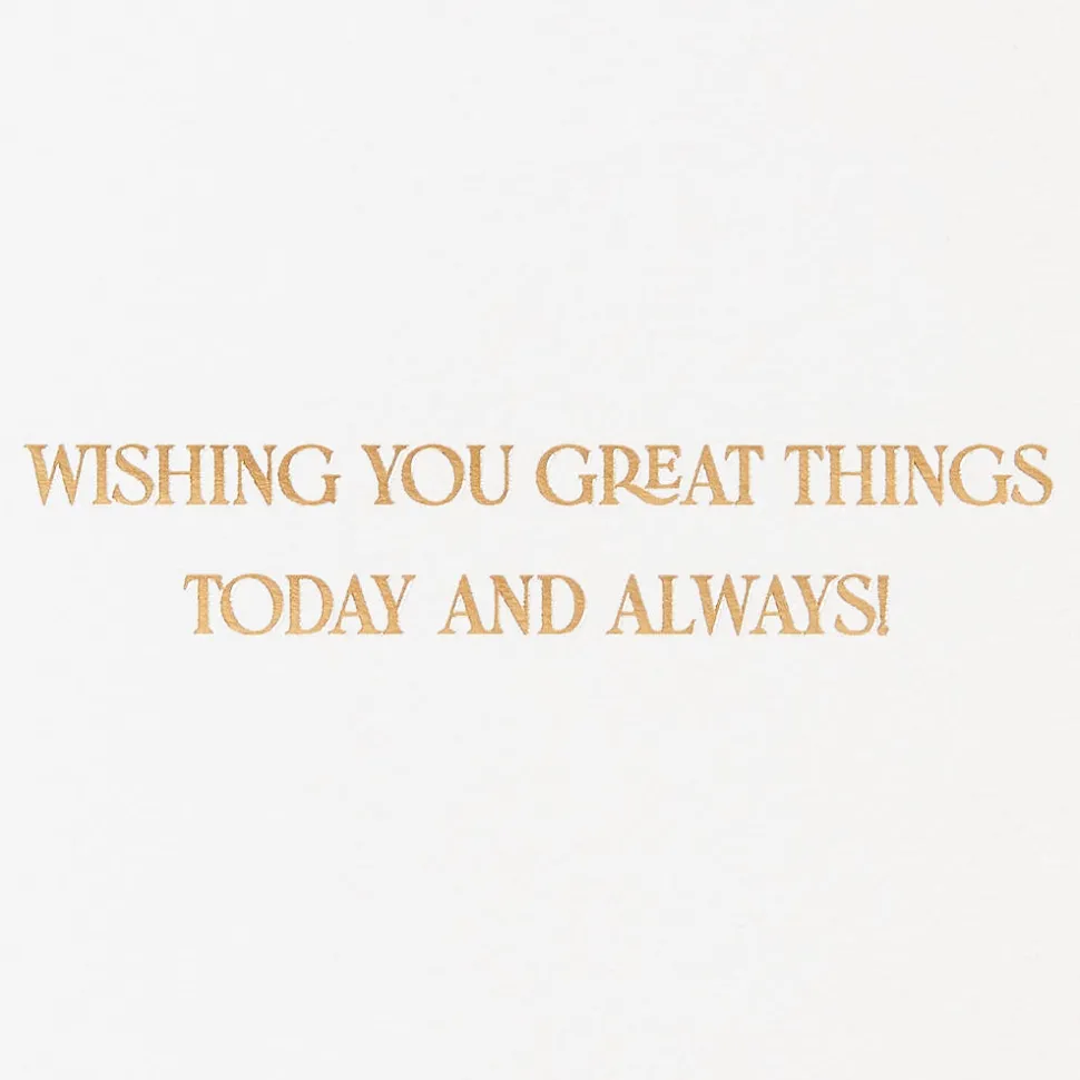 Great Things Birthday Greeting Card