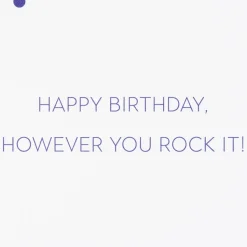 Hair, However You Rock It Birthday Greeting Card – Illustrated by Sarah Dahir