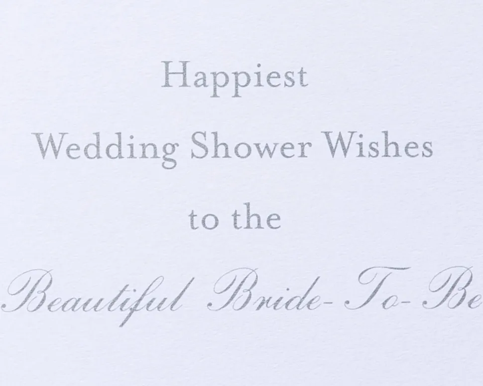 Handmade Bridal Gown Wedding Shower Greeting Card