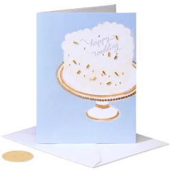 Happiest Ever After Wedding Greeting Card