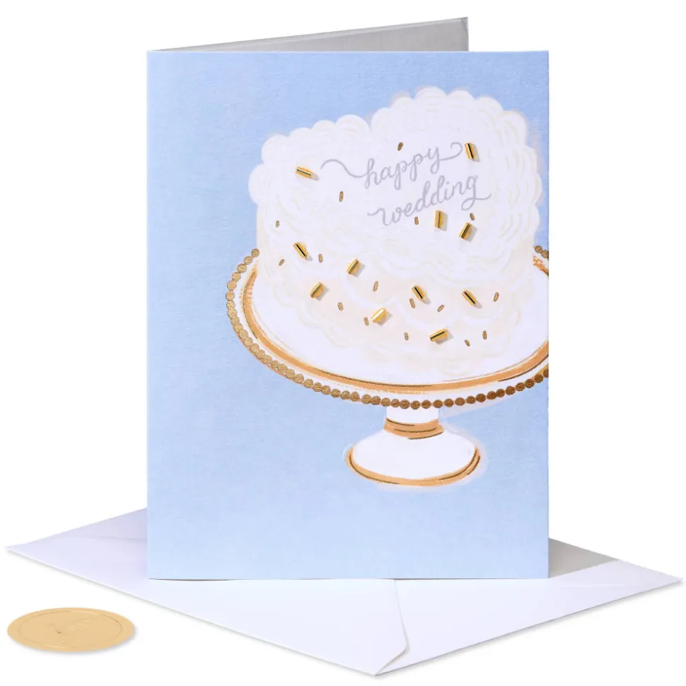 Happiest Ever After Wedding Greeting Card