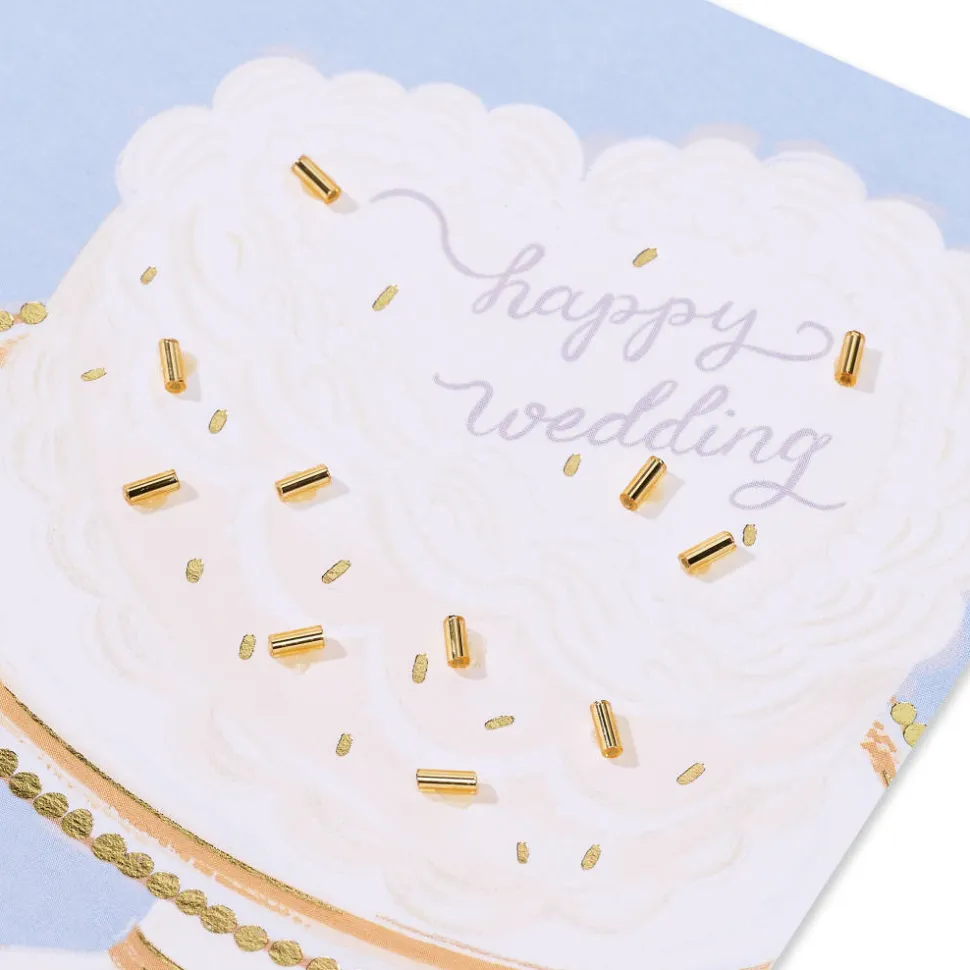 Happiest Ever After Wedding Greeting Card
