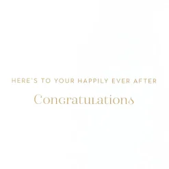 Happily Ever After Wedding Greeting Card