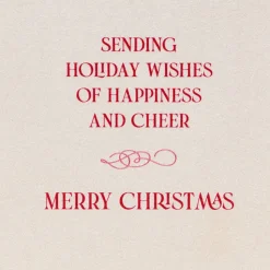 Happiness and Cheer Christmas Card