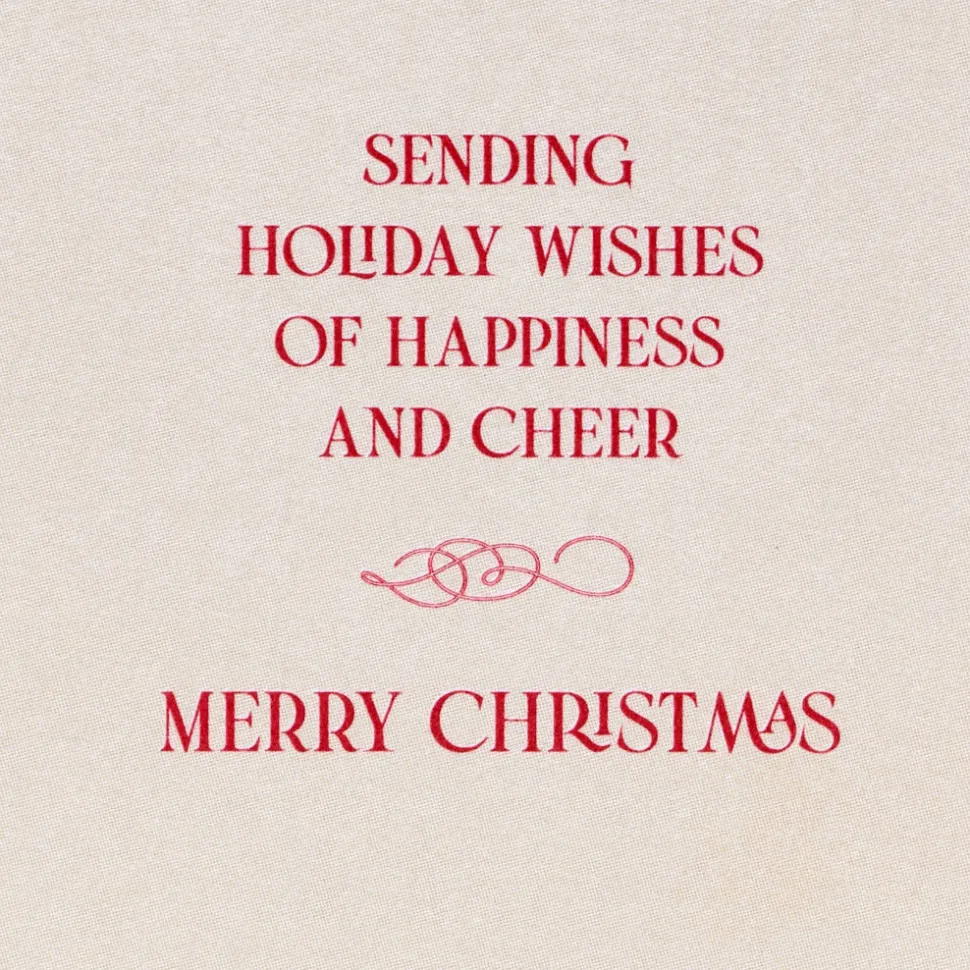 Happiness and Cheer Christmas Card