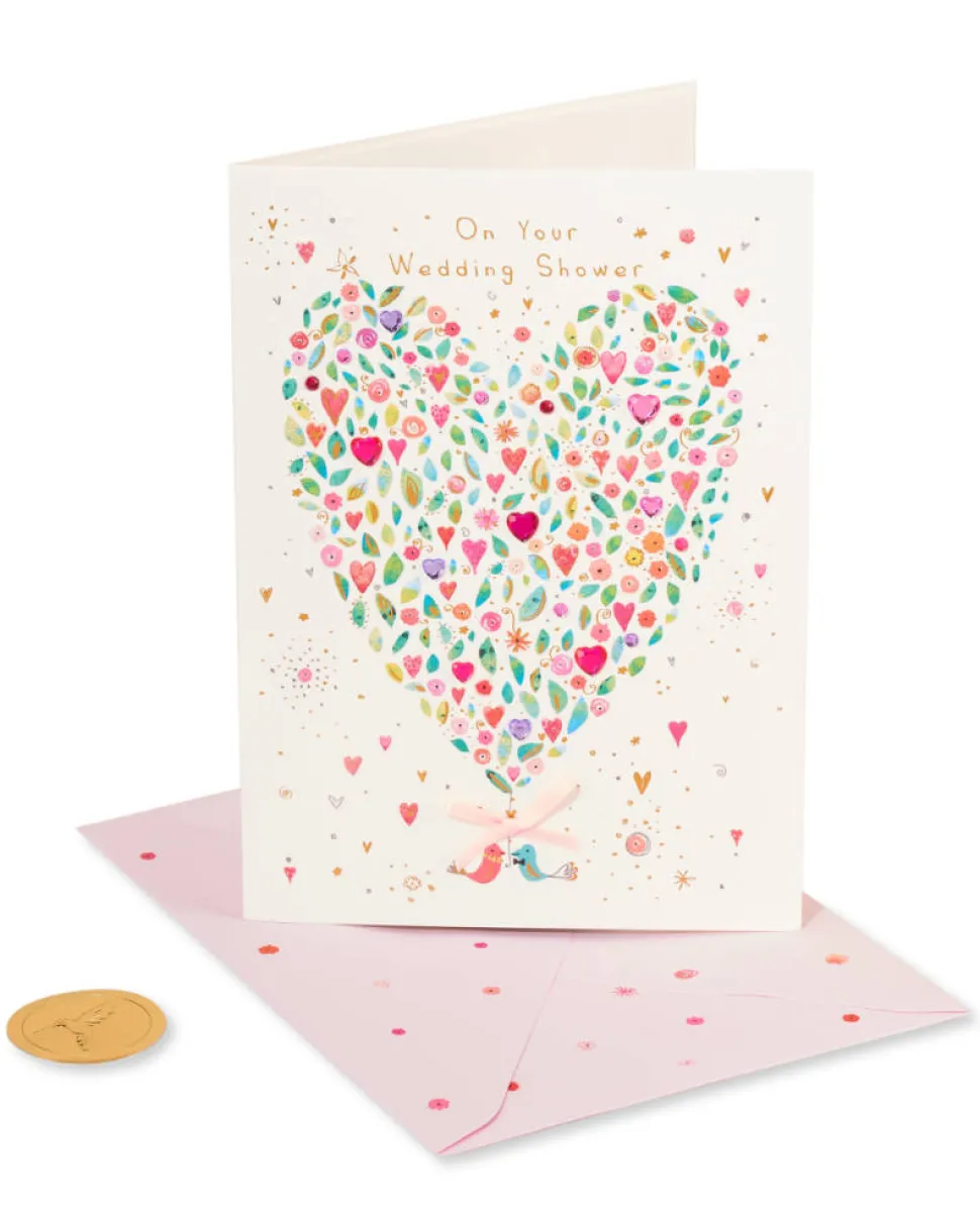 Happiness, Laughter and Love Wedding Shower Greeting Card for Couple – Designed by House of Turnowsky