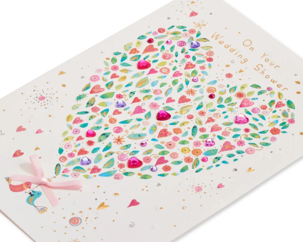 Happiness, Laughter and Love Wedding Shower Greeting Card for Couple – Designed by House of Turnowsky