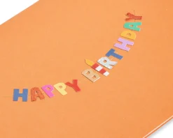 Happy Birthday Text Birthday Greeting Card