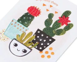 Happy Cacti Friendship Greeting Card
