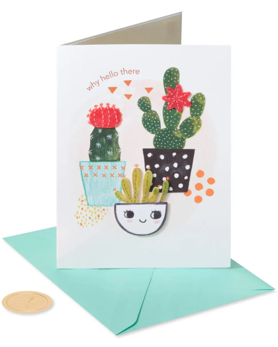 Happy Cacti Friendship Greeting Card