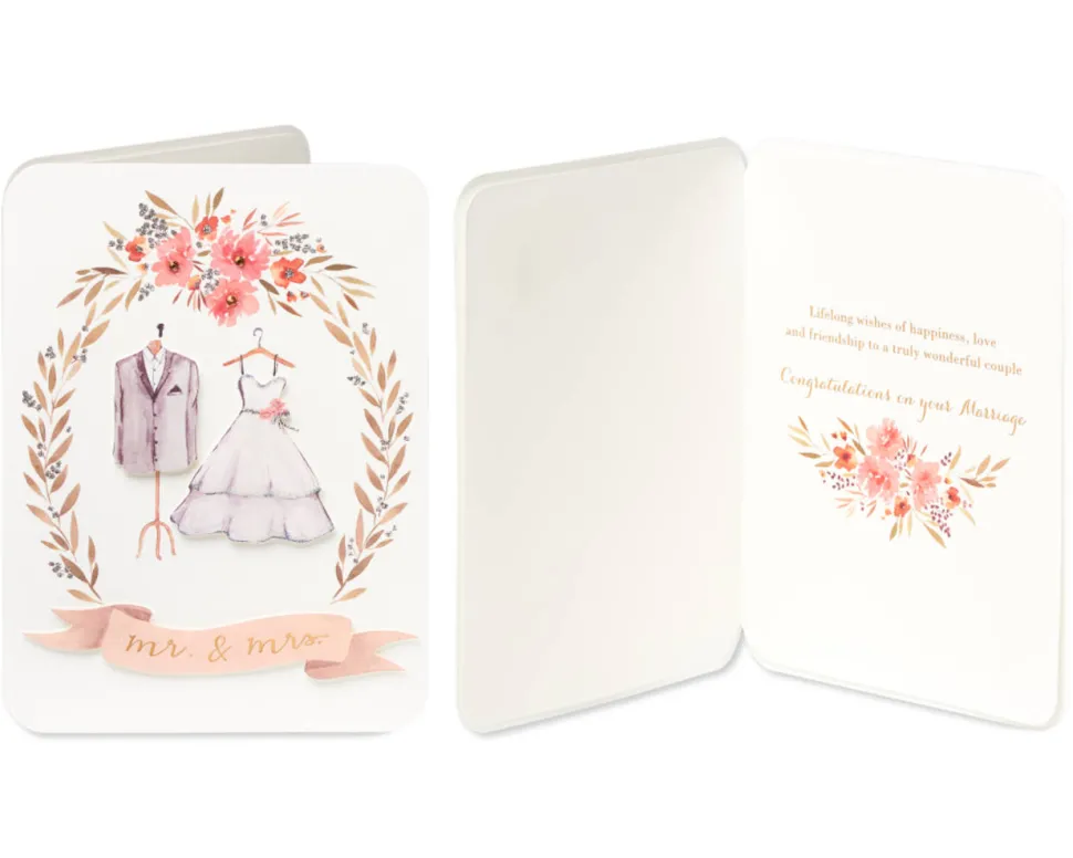 Happy Couple Wedding Greeting Card Bundle, 2-Count