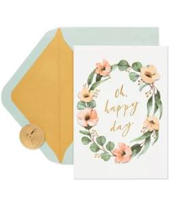 Happy Day Bridal Shower Greeting Card