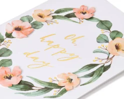 Happy Day Bridal Shower Greeting Card