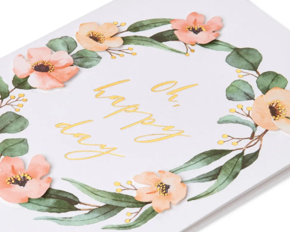 Happy Day Bridal Shower Greeting Card