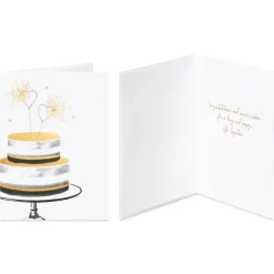 Happy Ever After and Bundle of Joy Wedding and New Baby Card Assortment, 4-Count