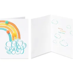 Happy Ever After and Bundle of Joy Wedding and New Baby Card Assortment, 4-Count