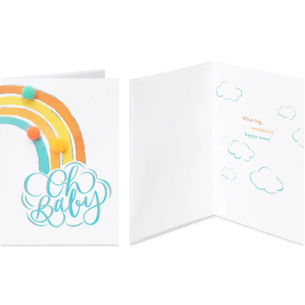 Happy Ever After and Bundle of Joy Wedding and New Baby Card Assortment, 4-Count