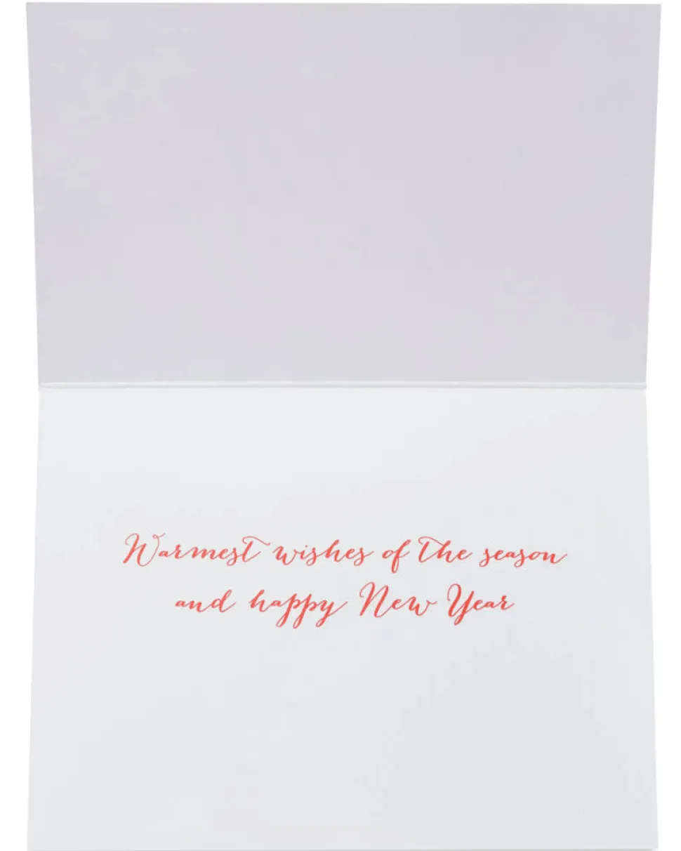 Happy Holidays Glitter Holiday Boxed Cards, 20-Count