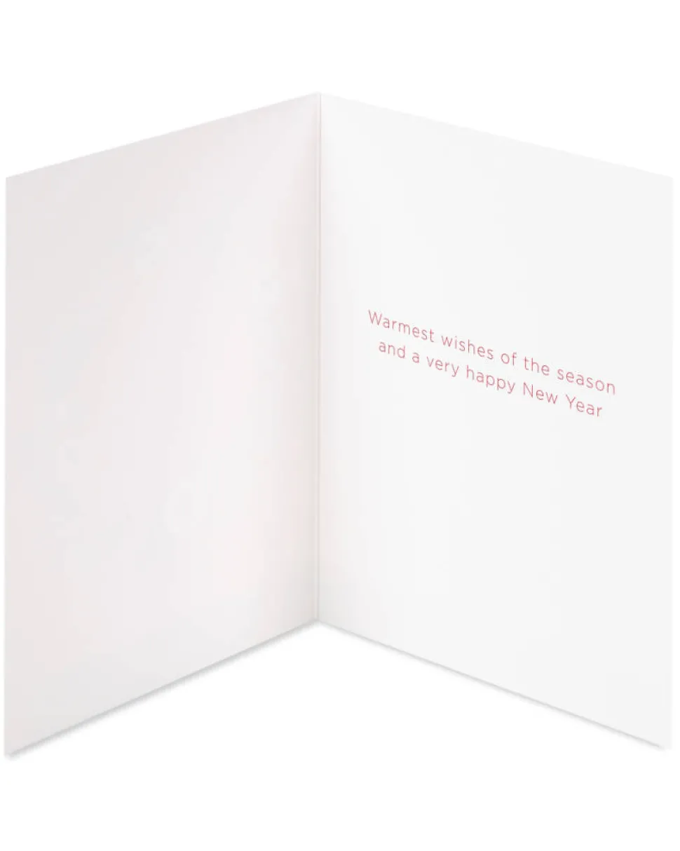 Happy Holidays Wreath Christmas Boxed Cards, 20-Count