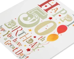 Happy 50th Birthday Greeting Card