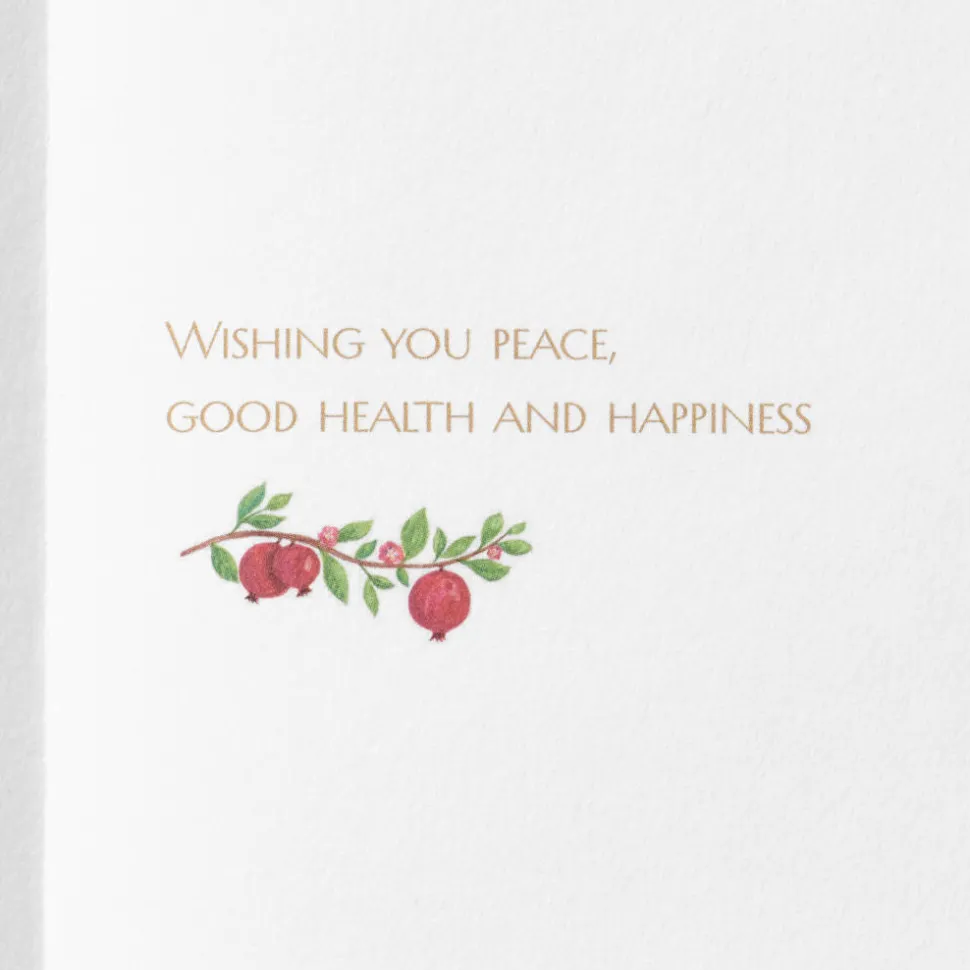 Health and Happiness Passover Greeting Card- Designed by Bella Pilar