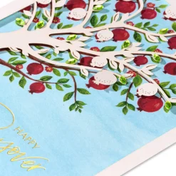 Health and Happiness Passover Greeting Card- Designed by Bella Pilar