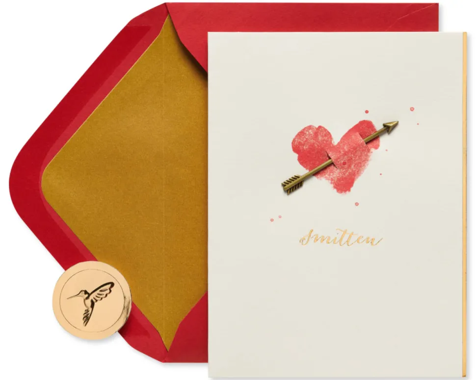 Heart and Arrow Valentine’s Day Greeting Card
