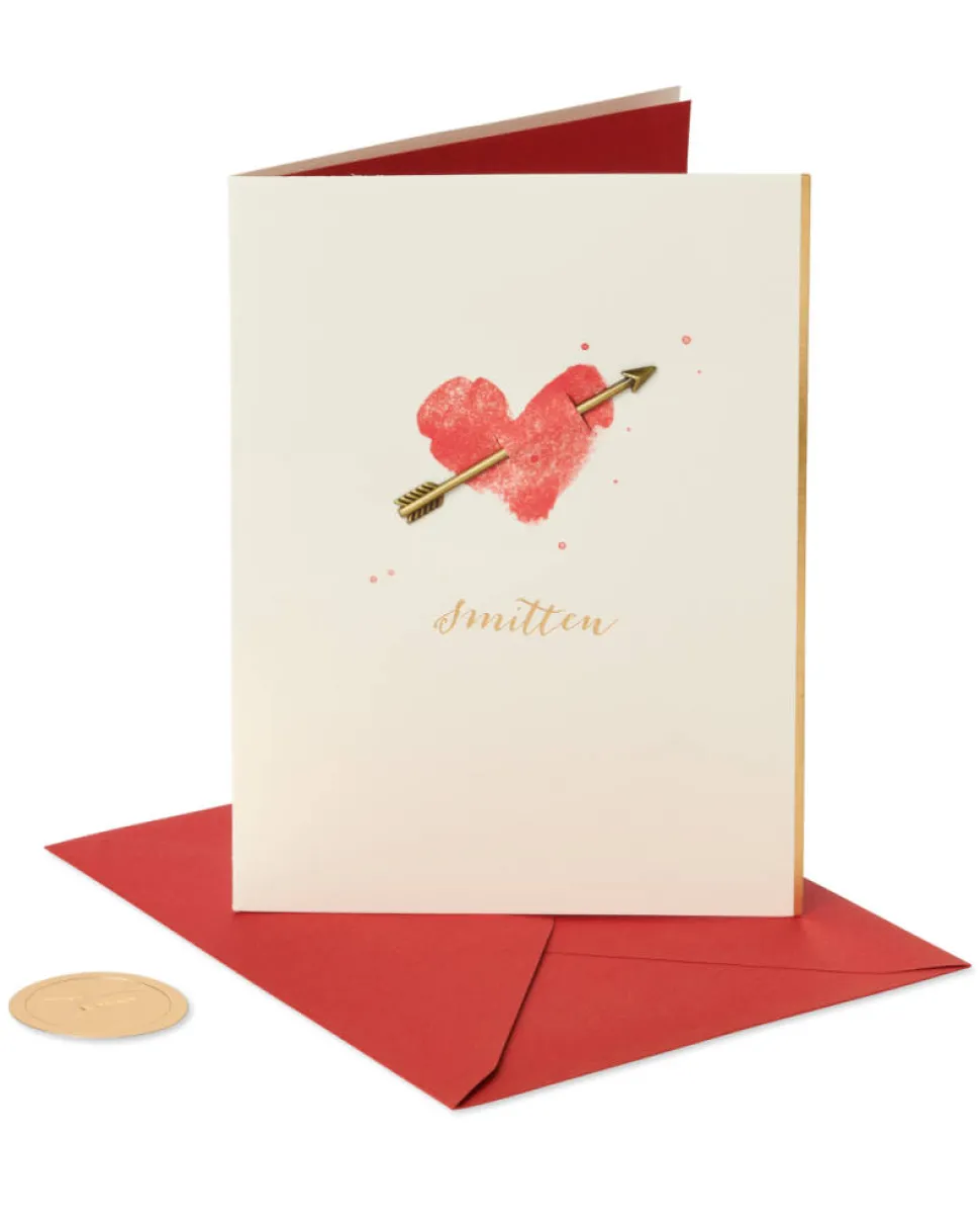 Heart and Arrow Valentine’s Day Greeting Card
