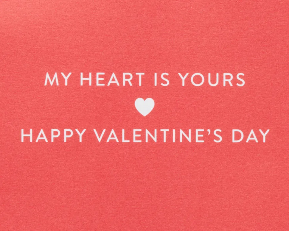Heart Beat Romantic Valentine’s Day Greeting Card