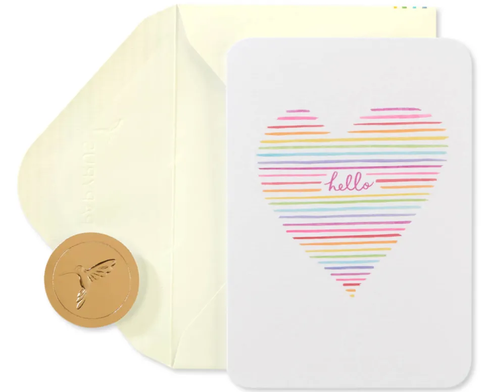 Heart Boxed Blank Note Cards with Envelopes, 14-Count