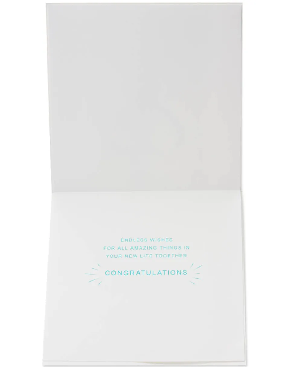 Heart Cupcake Bridal Shower Greeting Card